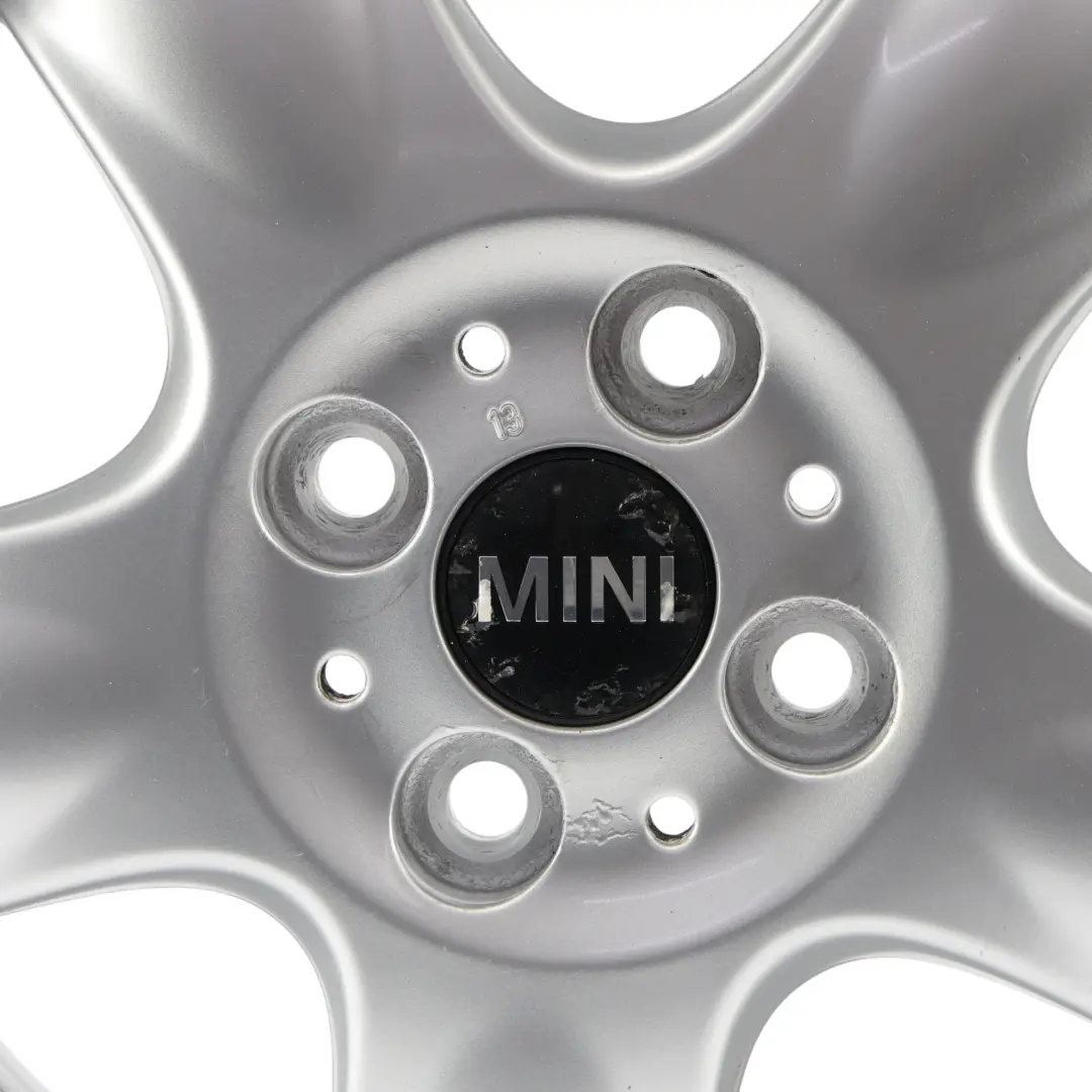 Mini One R50 R55 R56 Jante Alliage Argent 15" 5,5J 5-Start Spooler 100 - SKU 6768498-2 - Numéro de pièce 6768498