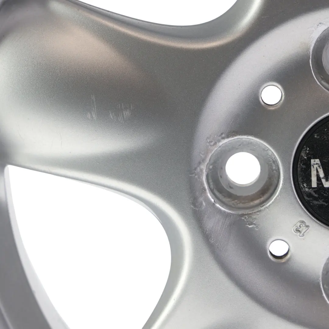 Alloy Rim 15" 5,5J 5-Start Spooler 100 to Mini Cooper One R50 R55 R56 Silver Wheel with Part number 6768498 Mini Cooper One R50 R55 R56 Silver Wheel Alloy Rim 15" 5,5J 5-Start Spooler 100 - SKU 6768498-3 - Part number 6768498