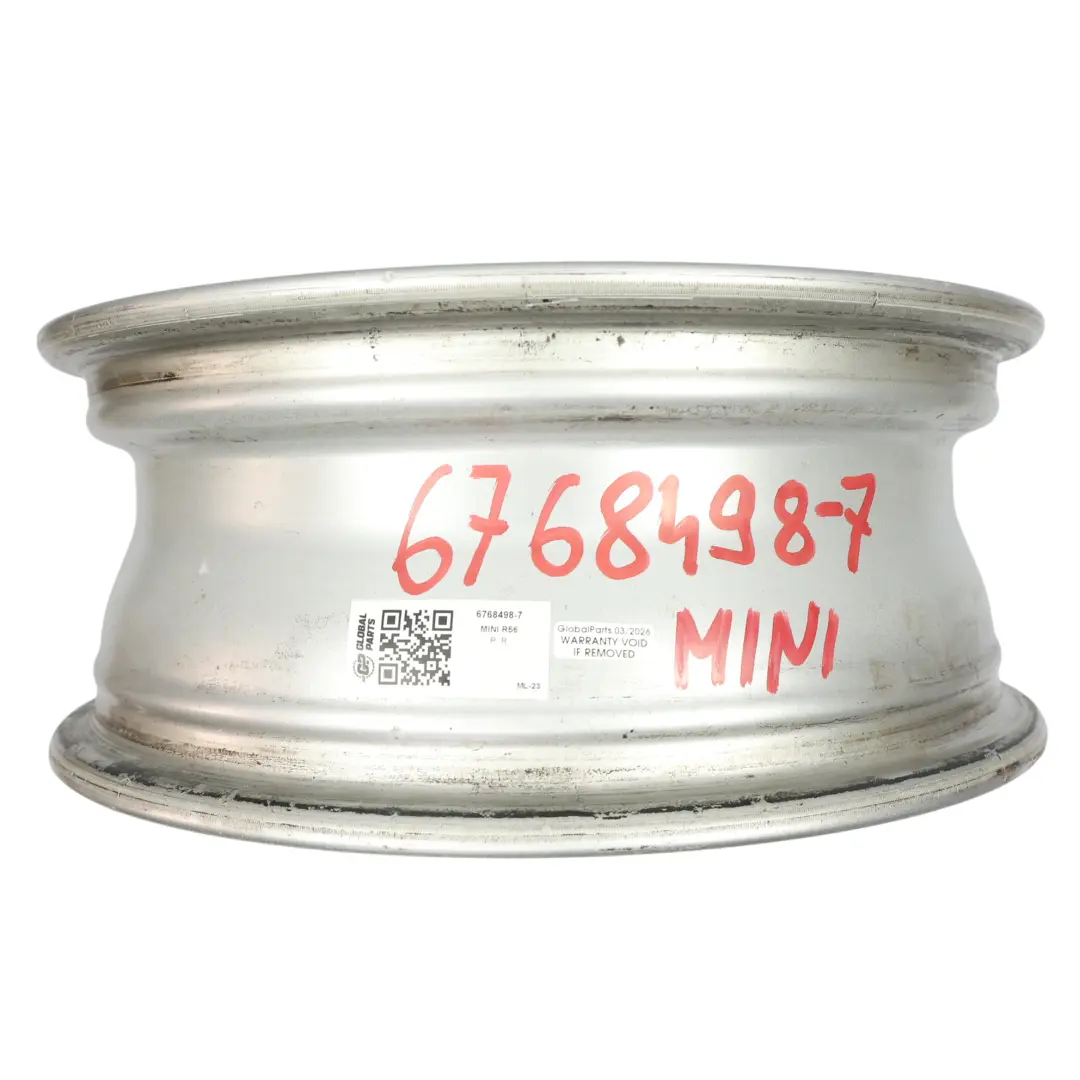 Mini Cooper R50 R56 Silver Wheel Alloy Rim 15" 5,5J ET:45 5-Start Spooler 100 - SKU 6768498-7 - Part number 6768498