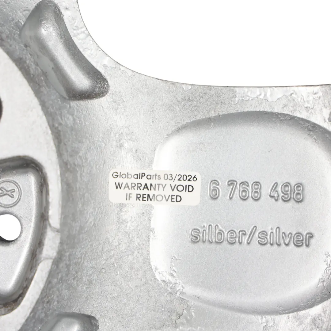 Argent Jante Alliage 15" 5,5J ET:45 5-Start Spooler 100 pour Mini Cooper R50 R56 à propos du numéro de pièce 6768498 Mini Cooper R50 R56 Argent Jante Alliage 15" 5,5J ET:45 5-Start Spooler 100 - SKU 6768498-7 - Numéro de pièce 6768498