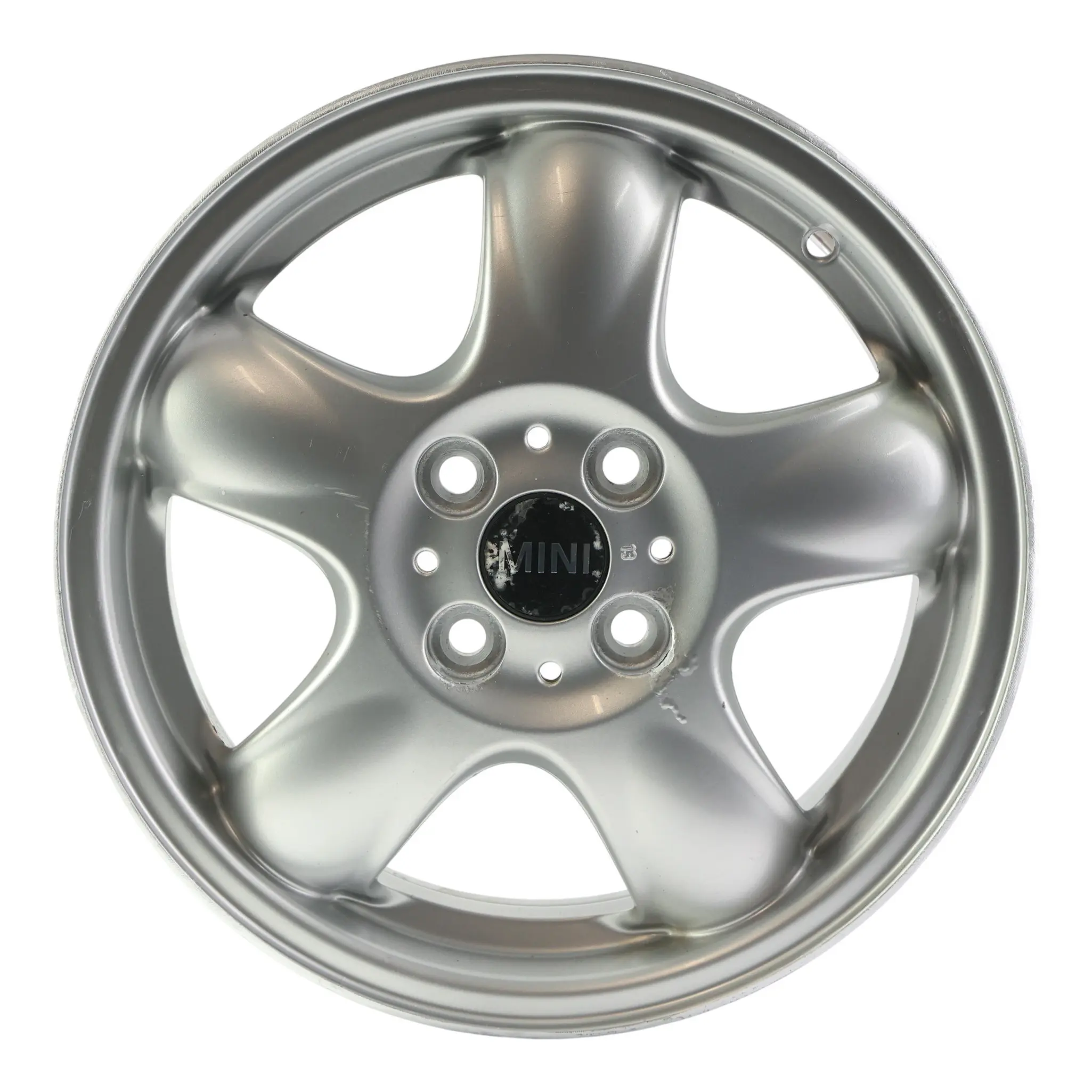 Mini Cooper One R50 R55 R56 Silver Wheel Alloy Rim 15" 5,5J 5-Start Spooler 100