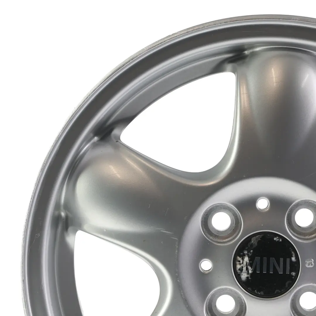 Mini Cooper One R50 R55 R56 Llanta Aleación Plata 15" 5,5J 5-Start 100 - SKU 6768498-8 - Número de pieza 6768498