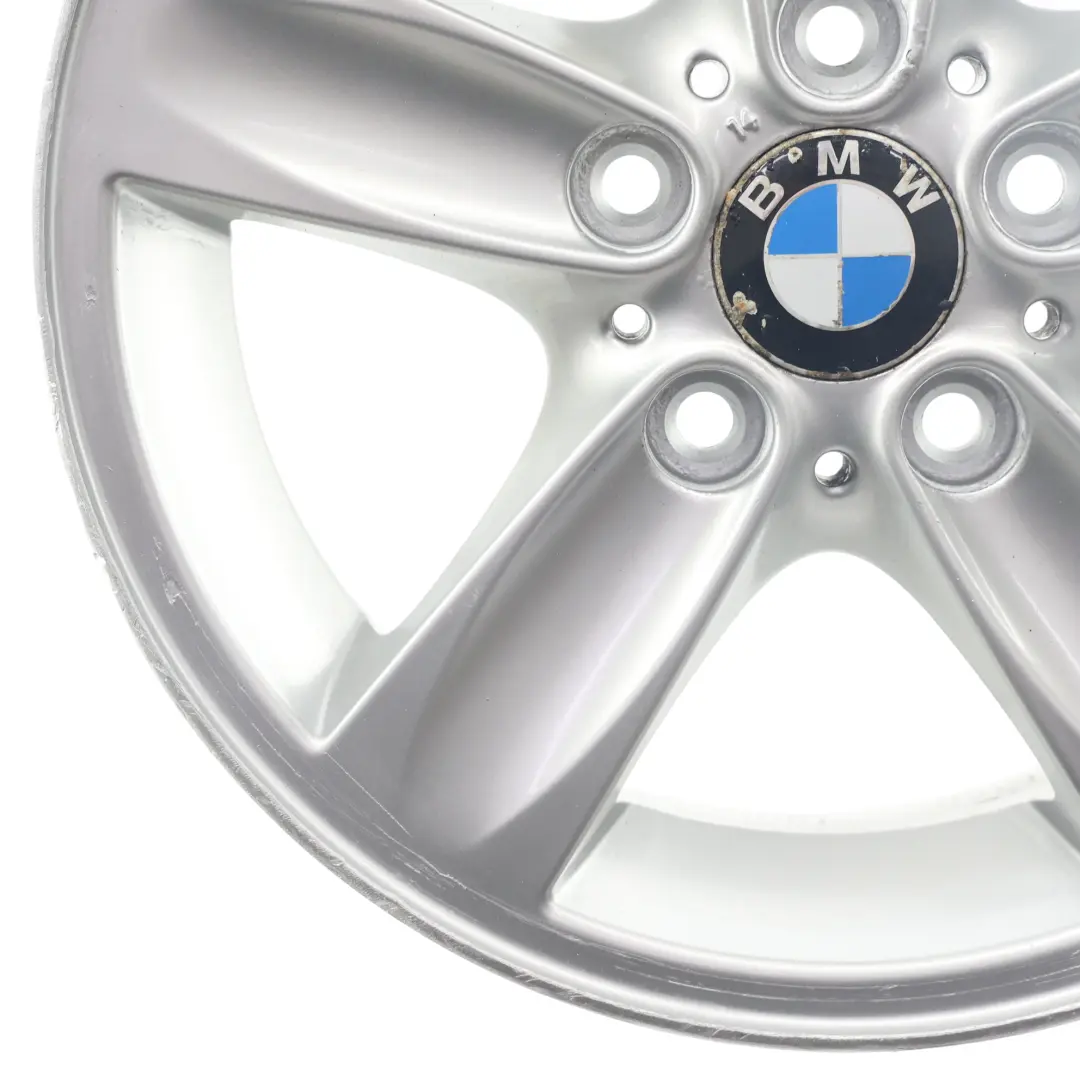 BMW E81 E87 E88 Jante En Alliage De Roue Argentée 16" Spider Spoke 140 ET:44 7J - SKU 6769401-1 - Numéro de pièce 6769401
