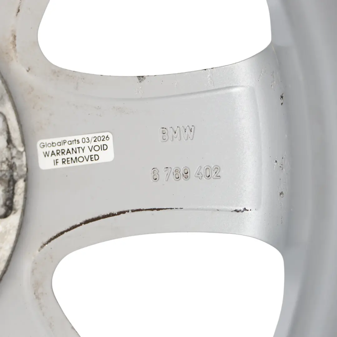 BMW E81 E82 E87 E88 Llanta Aleación 16" Radios 7J Spider 151 - SKU 6769402-1 - Número de pieza 6769402