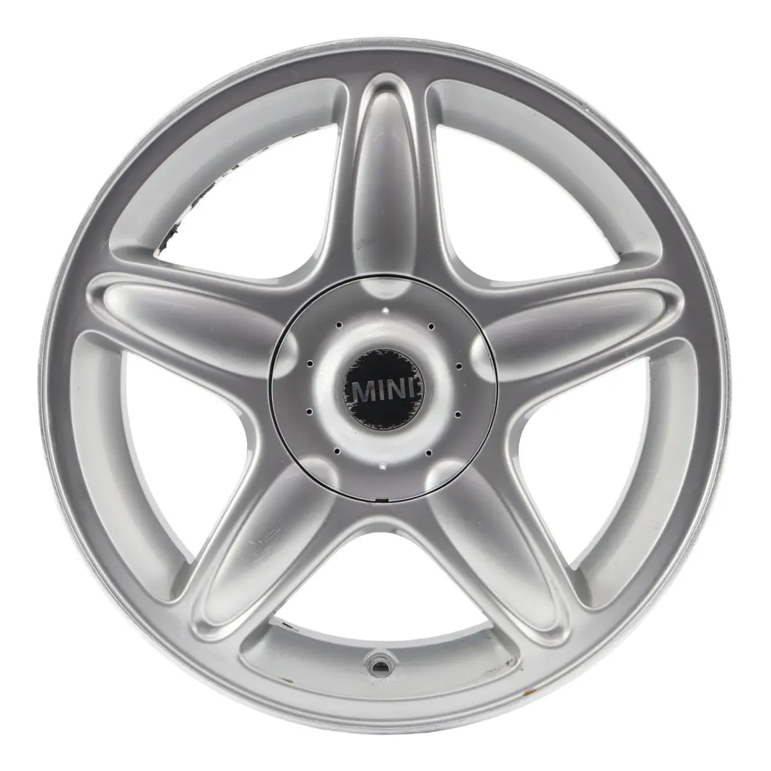 Cerchio AlluMini o 16" 5-Star Blaster 103 per Mini Cooper One R50 R52 R53 R55 R56 con numero di parte 6769409 Mini Cooper One R50 R52 R53 R55 R56 Cerchio AlluMini o 16" 5-Star Blaster 103 - SKU 6769409-1 - Numero di parte 6769409