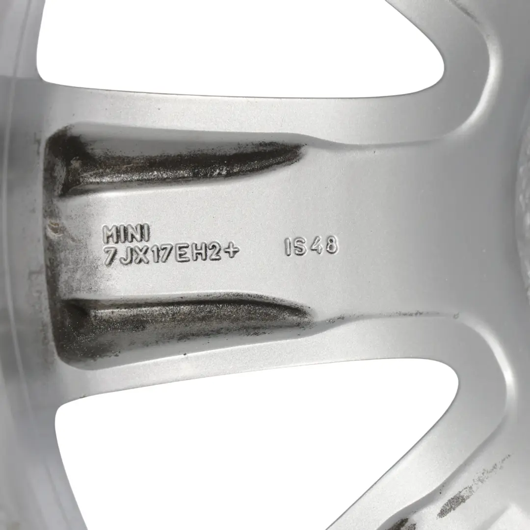 Alloy Rim 17" 7J Crown Spoke 104 to Mini Cooper One R50 R55 R56 R57 Silver Wheel with Part number 6769411 Mini Cooper One R50 R55 R56 R57 Silver Wheel Alloy Rim 17" 7J Crown Spoke 104 - SKU 6769411-2 - Part number 6769411