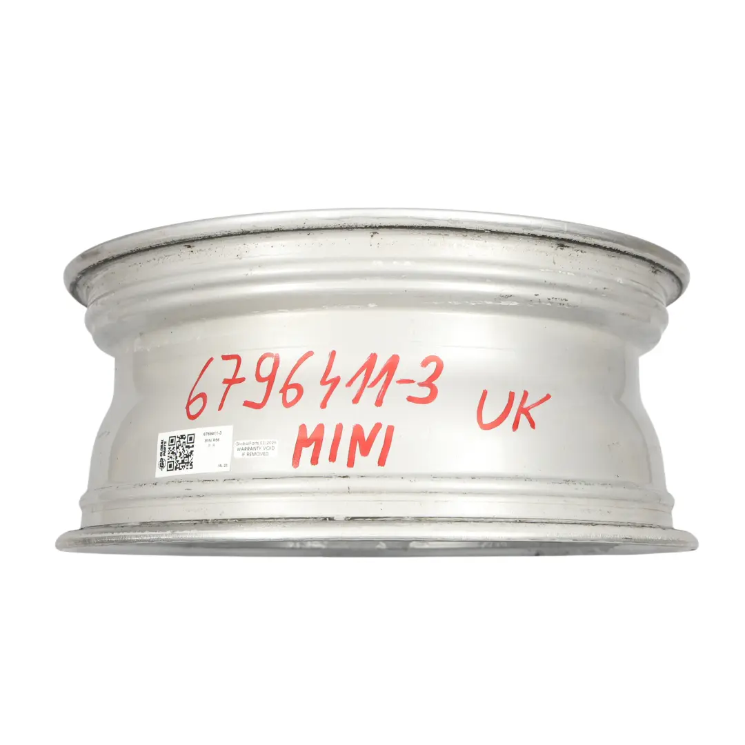 Alloy Rim 17" 7J Crown Spoke 104 to Mini Cooper One R50 R55 R56 R57 Silver Wheel with Part number 6769411 Mini Cooper One R50 R55 R56 R57 Silver Wheel Alloy Rim 17" 7J Crown Spoke 104 - SKU 6769411-3 - Part number 6769411