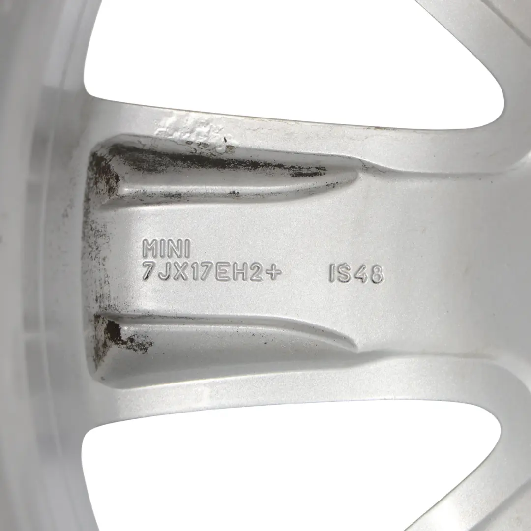 Mini Cooper One R50 R55 R56 R57 Silver Wheel Alloy Rim 17" 7J Crown Spoke 104 - SKU 6769411-3 - Part number 6769411