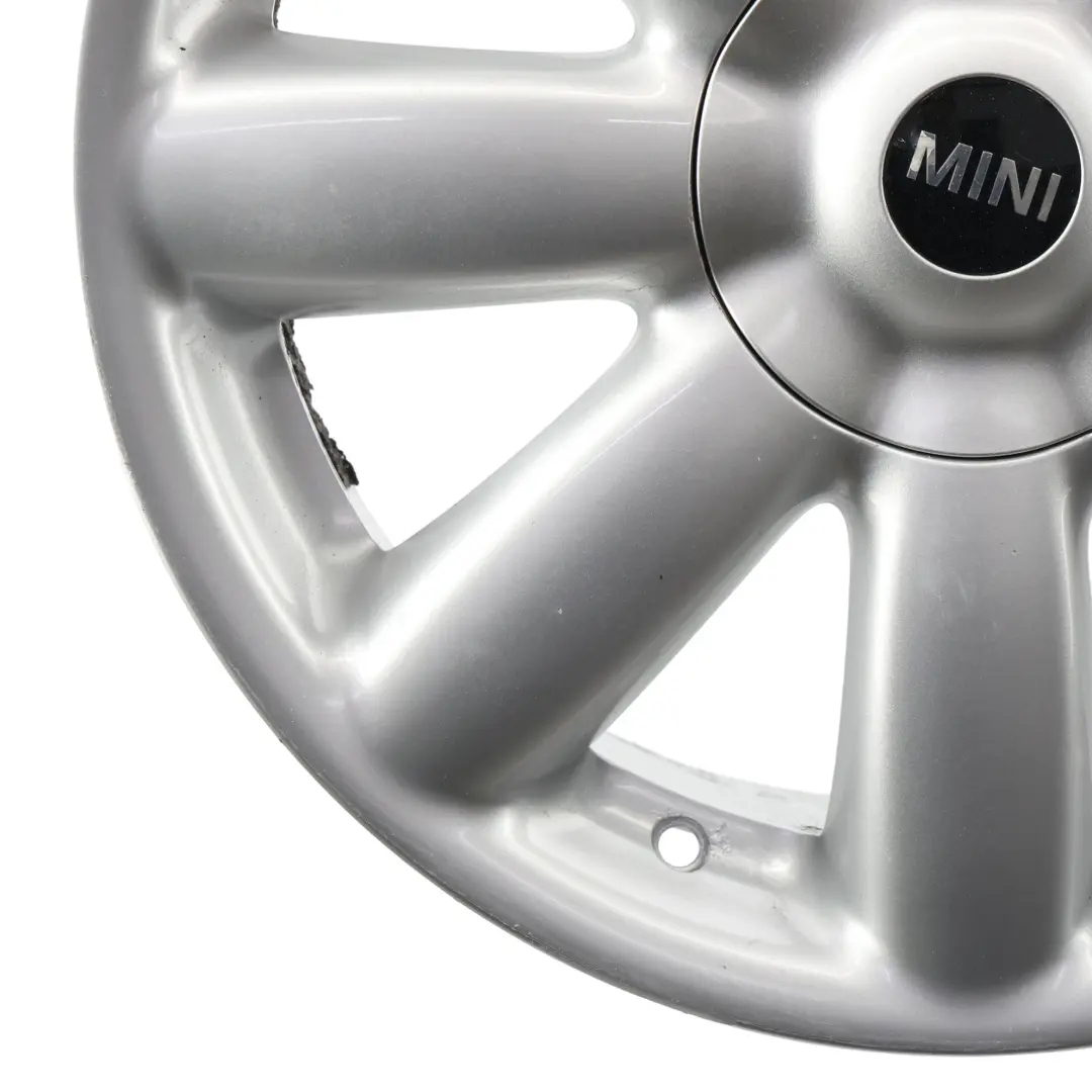 Alloy Rim 17" 7J Crown Spoke 104 to Mini Cooper One R50 R55 R56 R57 Silver Wheel with Part number 6769411 Mini Cooper One R50 R55 R56 R57 Silver Wheel Alloy Rim 17" 7J Crown Spoke 104 - SKU 6769411-3 - Part number 6769411