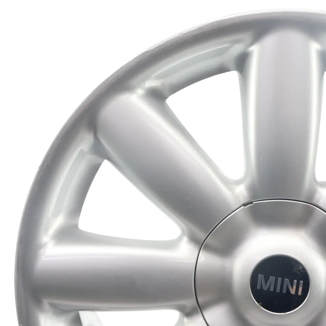 Llanta de Aluminio Plata 17" ET: 48 7J para Mini Cooper One R50 R53 R55 R56 con número de pieza 6769411 Mini Cooper One R50 R53 R55 R56 Llanta de Aluminio Plata 17" ET: 48 7J - SKU 6769411-5 - Número de pieza 6769411