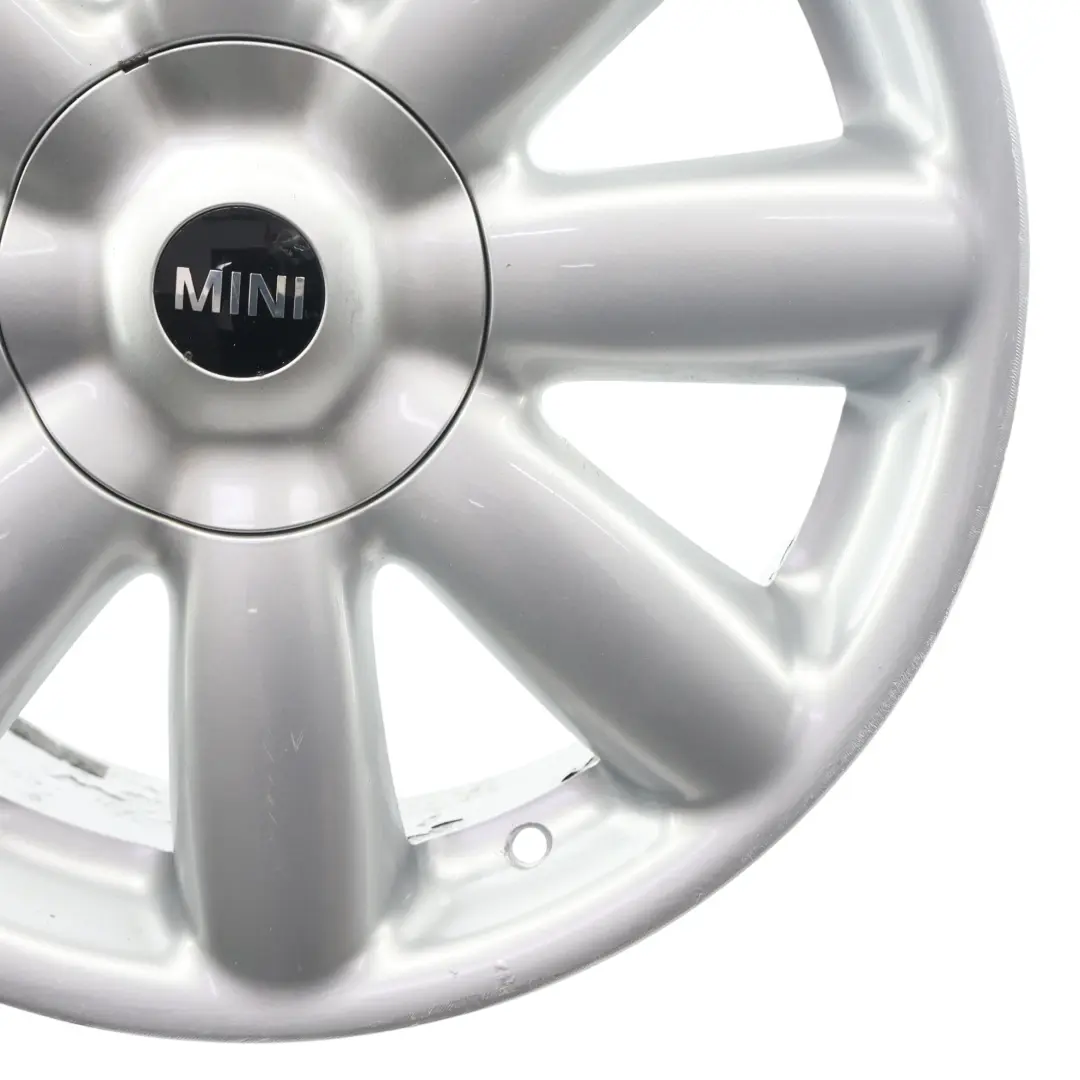 Mini Cooper R50 R55 R56 R57 Silberne Leichtmetallfelge 17" 7J Crown Speichen 104 - SKU 6769411-5 - Teilenummer 6769411
