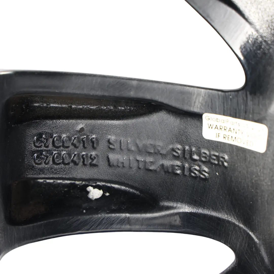 Mini Cooper R50 R55 R56 R57 Jante grise en alliage 17" 7J rayons couronne 104 - SKU 6769411-6 - Numéro de pièce 6769411