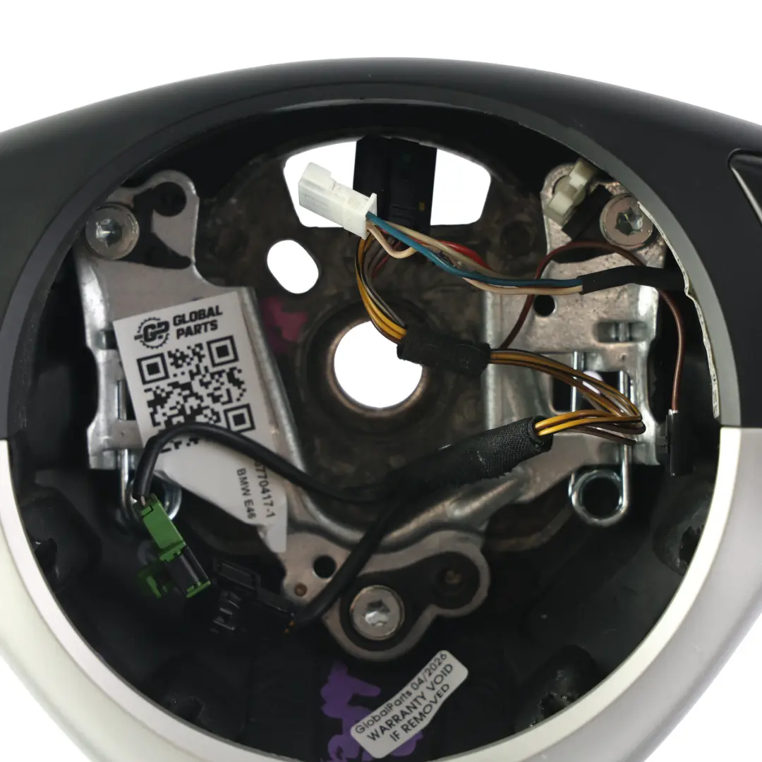BMW E46 Lenkrad NEU Schwarz Leder Sport 3 Speichen M-Tricolor Fäden - SKU 6770417-1 - Teilenummer 6770417