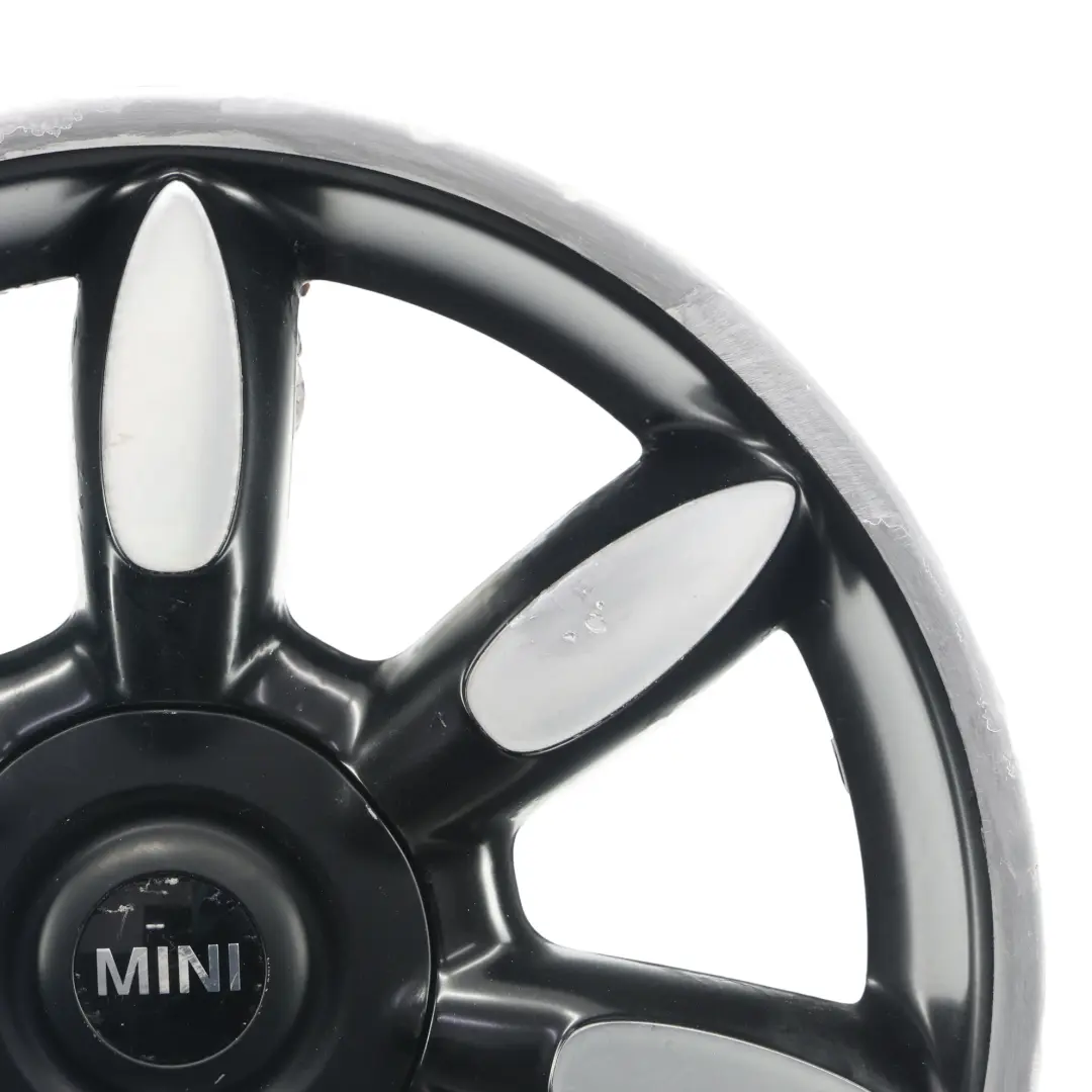 Alloy Rim 17" 7J ET:48 Night Spoke Limp-Home to Mini Cooper R50 R56 Wheel with Part number 6773800 Mini Cooper R50 R56 Wheel Alloy Rim 17" 7J ET:48 Night Spoke Limp-Home - SKU 6773800-5 - Part number 6773800