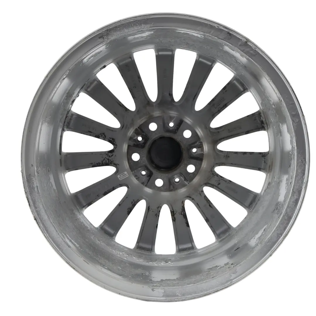 BMW F01 F02 F07 GT Silver Alloy Wheel Rim 19" 8,5J ET:25 Multispoke 235 - SKU 6775404-1 - Part number 6775404