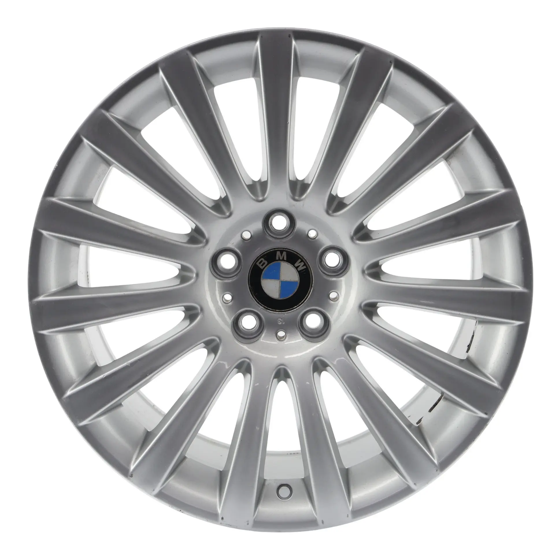 BMW F01 F07 Silver Light Alloy Wheel Rim 19" Multi-Spoke 235 9,5J ET:39 6775405