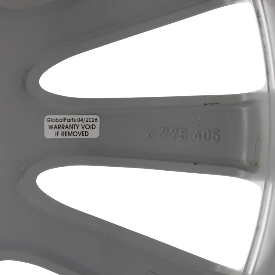 BMW F01 F07 Silver Light Alloy Wheel Rim 19" Multi-Spoke 235 9,5J ET:39 - SKU 6775405-2 - Part number 6775405