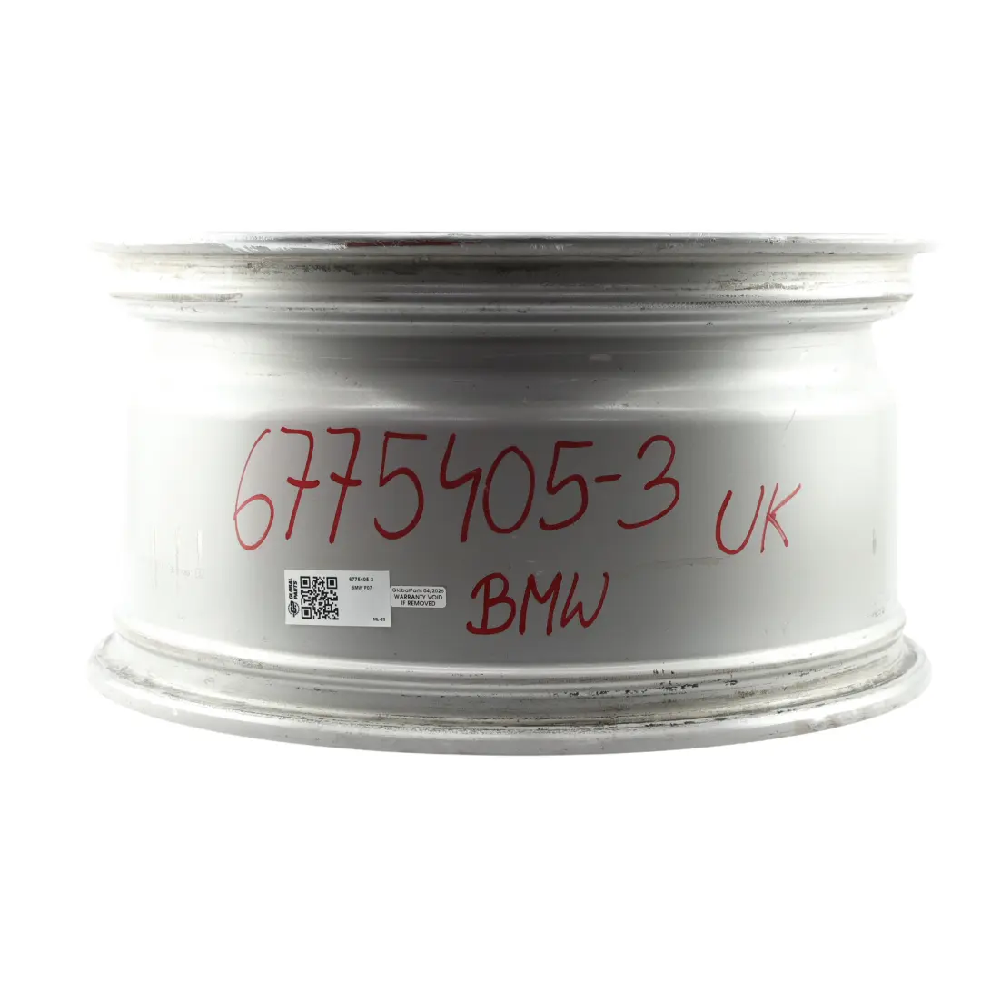 Light Alloy Wheel Rim 19" Multi-Spoke 235 9.5J ET39 to BMW F01 F07 Silver with Part number 6775405 BMW F01 F07 Silver Light Alloy Wheel Rim 19" Multi-Spoke 235 9.5J ET39 - SKU 6775405-3 - Part number 6775405