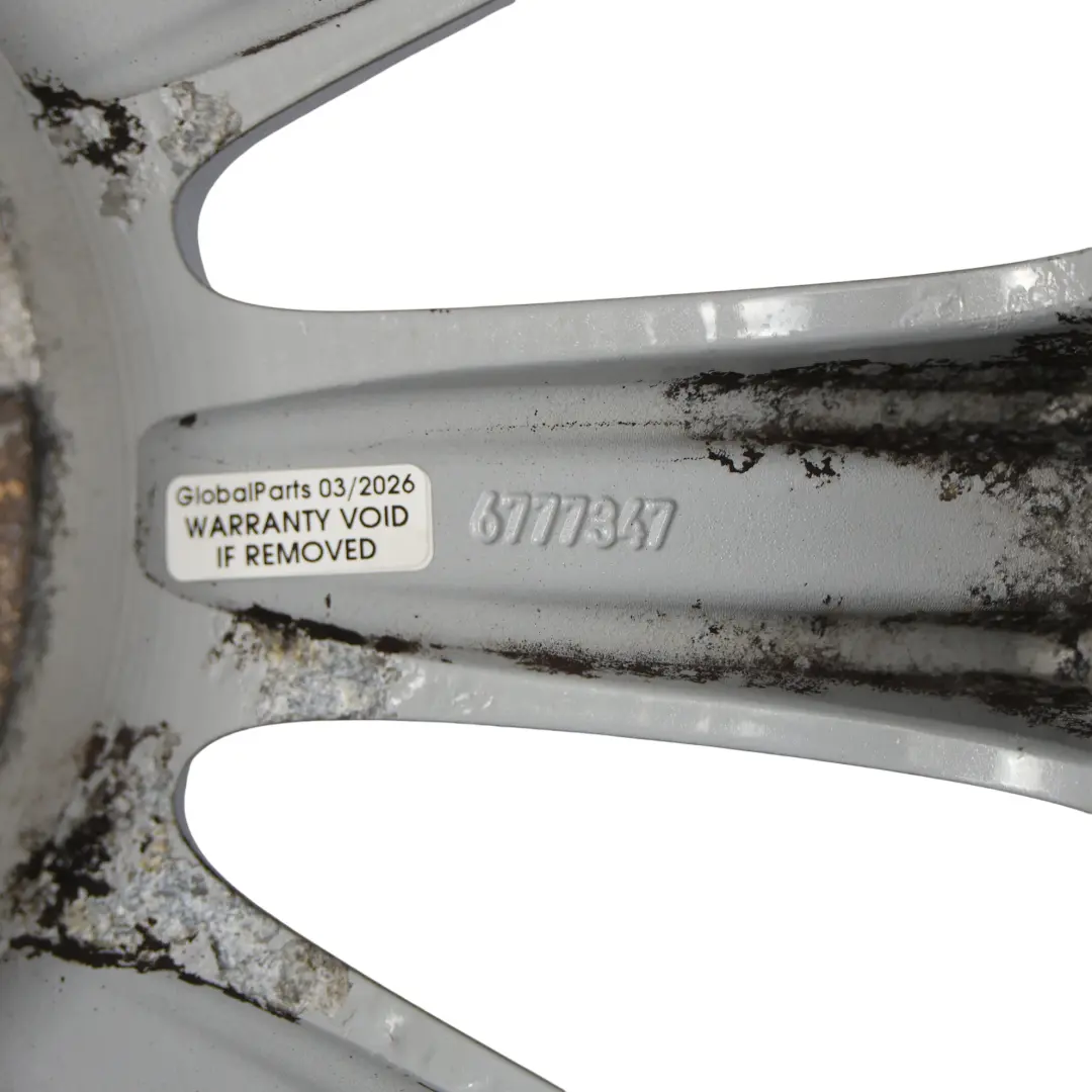 BMW 5 er E60 E61 Alu Felge Alufelge 17" Radiale Speiche 244 7,5J ET:20 - SKU 6777347-1 - Teilenummer 6777347