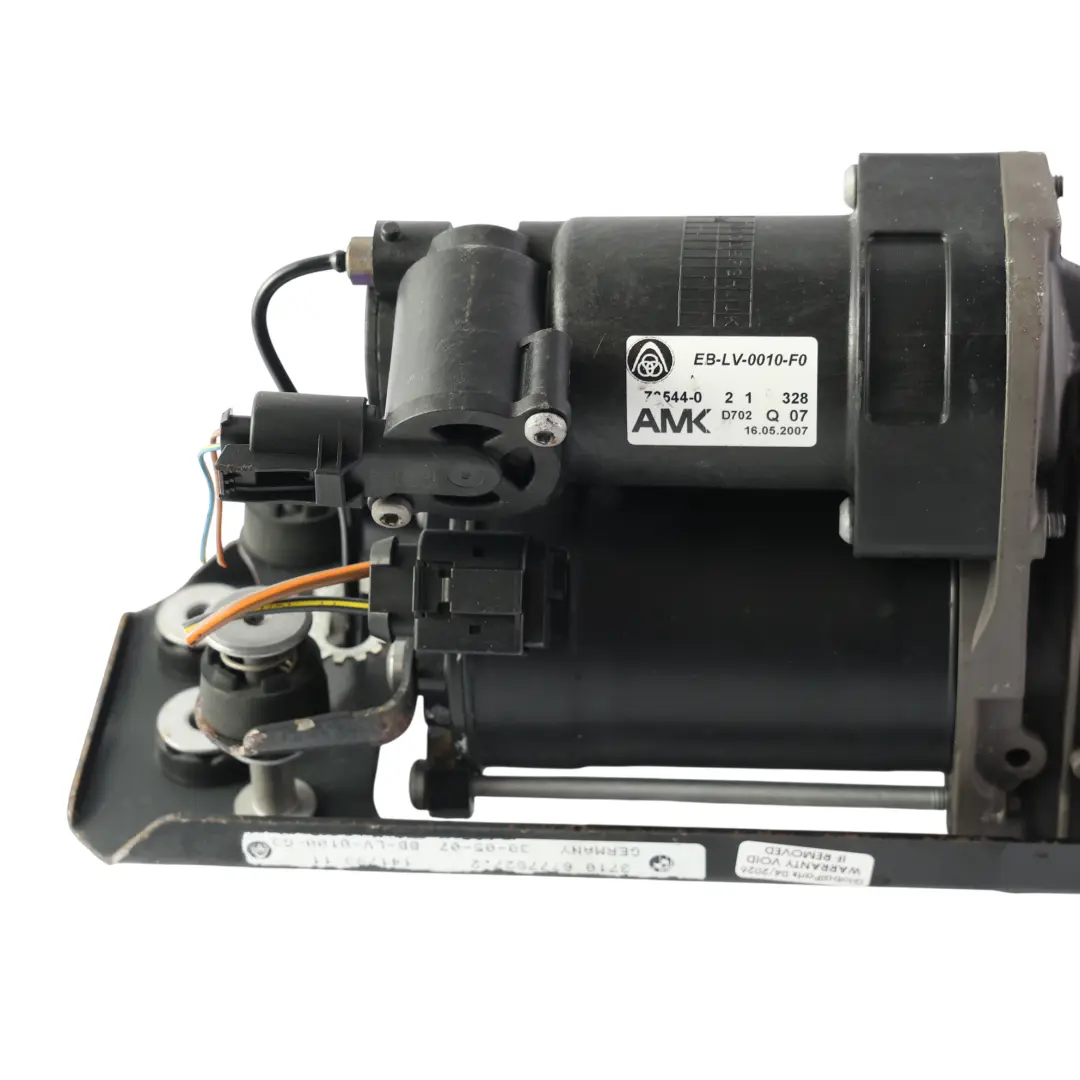 Supply Device Suspension Compressor Motor Pump to BMW E61 Touring Air with Part number 6777827 BMW E61 Touring Air Supply Device Suspension Compressor Motor Pump - SKU 6777827-2 - Part number 6777827
