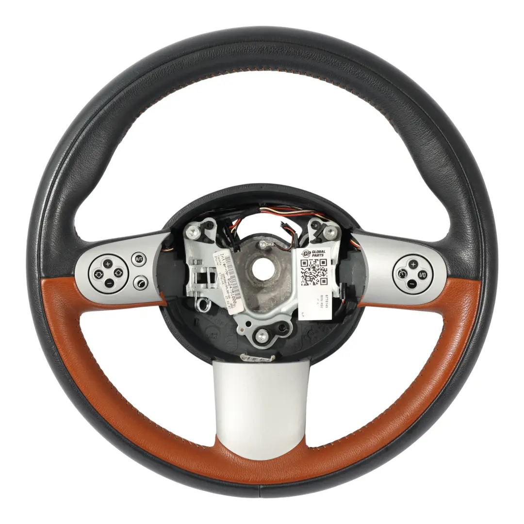 Mini R50 R52 R53 Volante Sport Negro Cuero Marrón Mulifunción - SKU 6778149 - Número de pieza 6778149