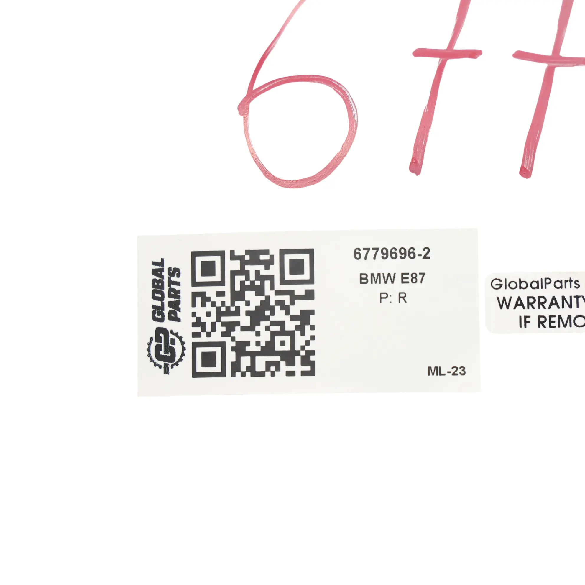 BMW E81 E87 E88 Wheel Alloy Rim 16" 7J ET:44 Double Spoke 222 677969