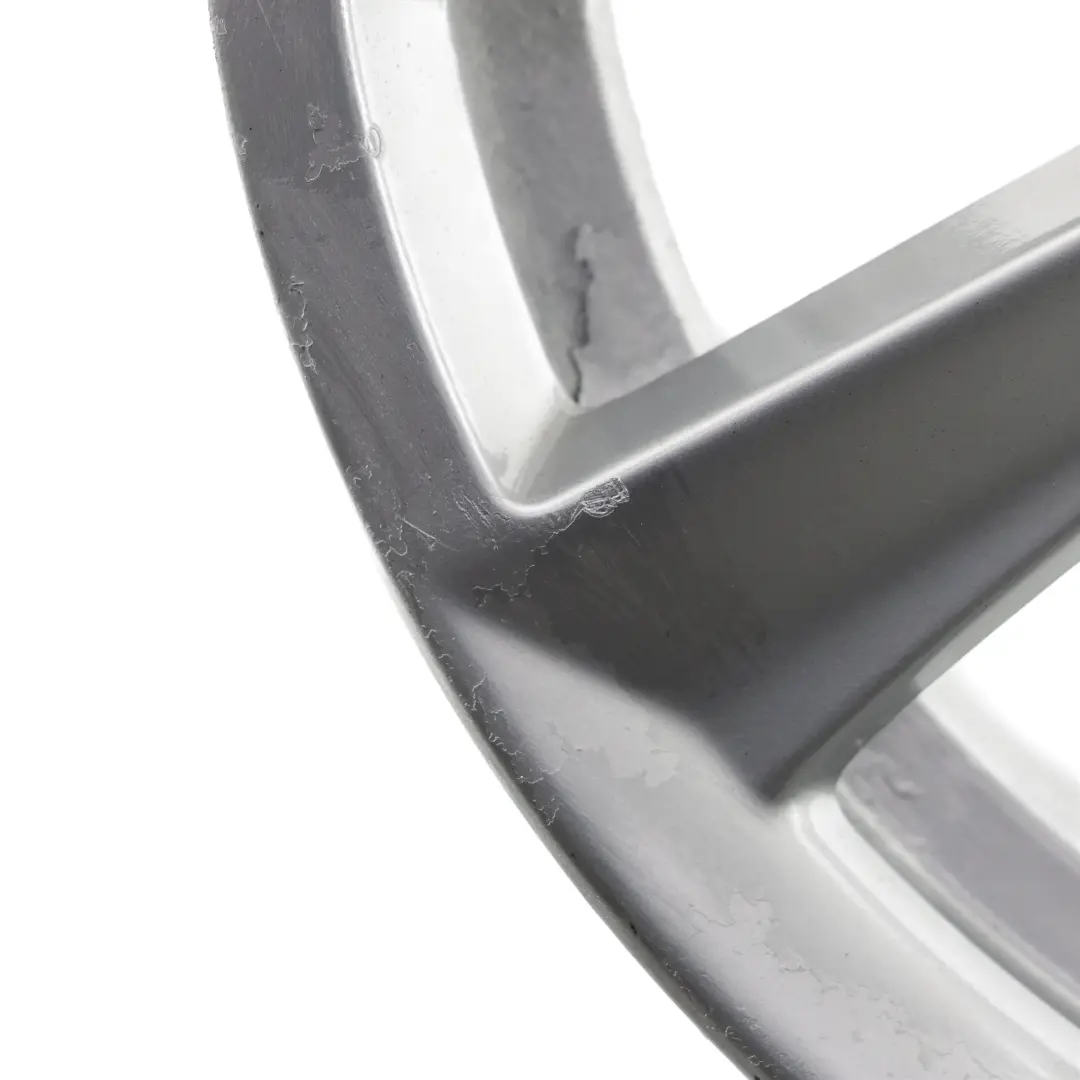 BMW F10 F11 F12 Silver Alloy Wheel Rim 17" V Spoke 236 8J ET:30 - SKU 6780720-2 - Part number 6780720