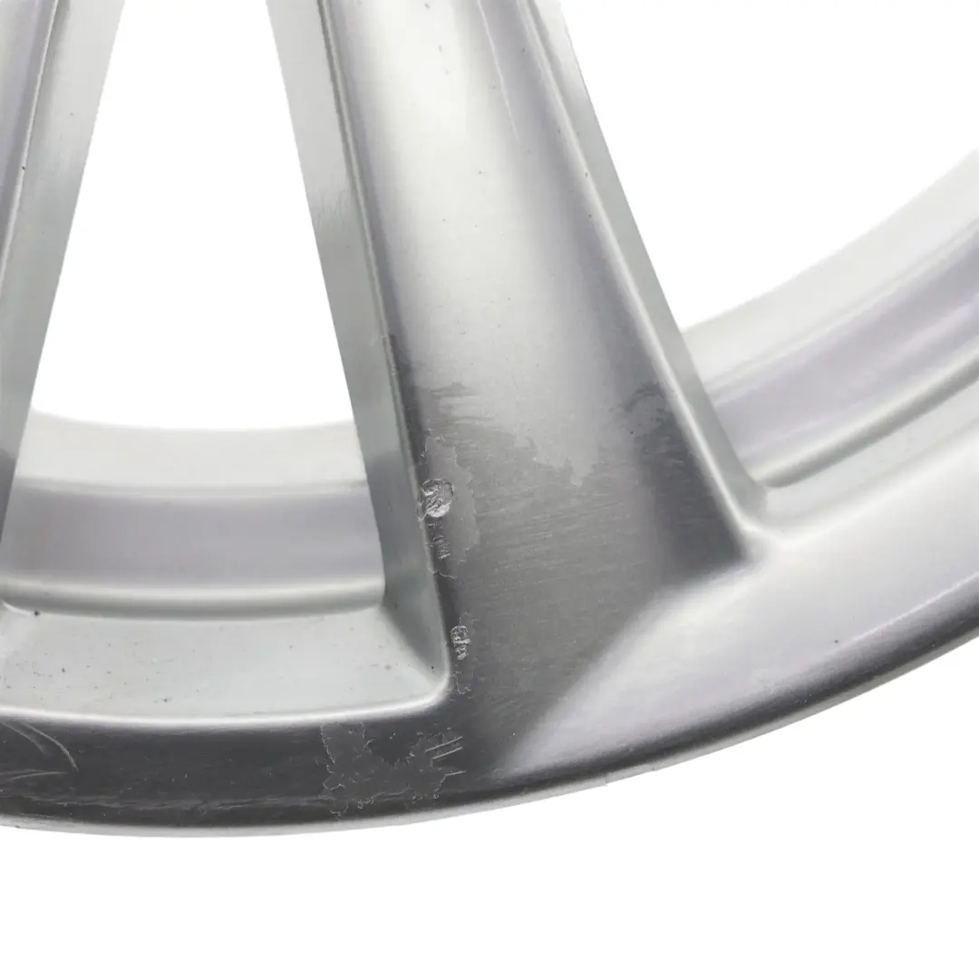 BMW F10 F11 F12 Silver Alloy Wheel Rim 17" V Spoke 236 8J ET:30 - SKU 6780720-2 - Part number 6780720