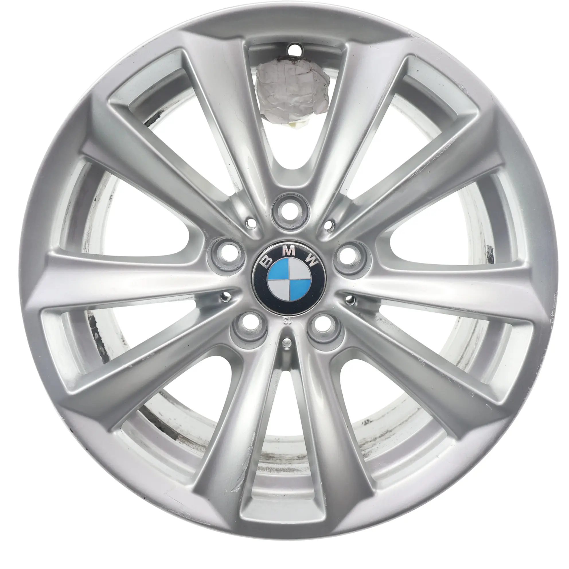BMW F10 F11 F12 Silver Alloy Wheel Rim 17" V Spoke 236 8J ET:30 6780720