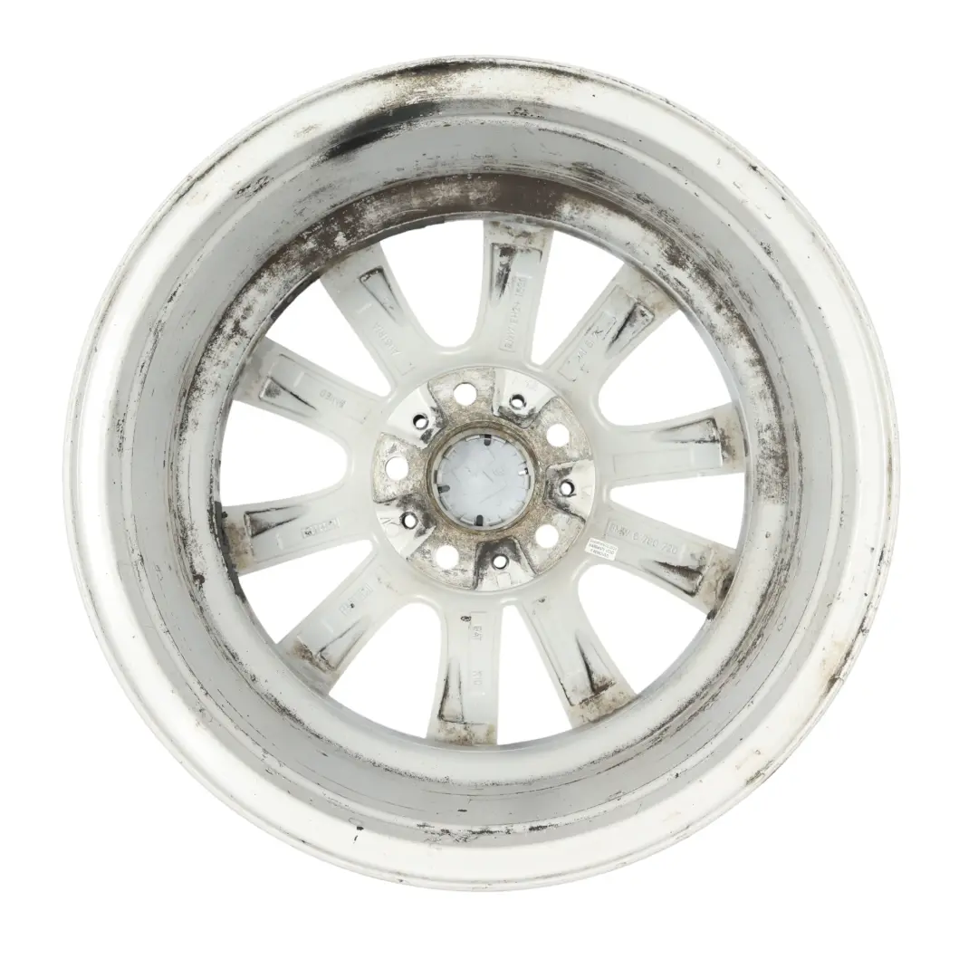 BMW F10 F11 F12 Silberne Leicht Metall Felge 17" V-Speiche 236 8J ET:30 - SKU 6780720-3 - Teilenummer 6780720