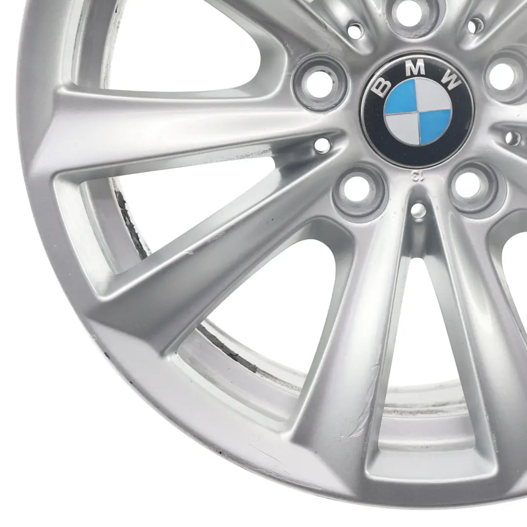 Alloy Wheel Rim 17" V Spoke 236 8J ET:30 to BMW F10 F11 F12 Silver with Part number 6780720 BMW F10 F11 F12 Silver Alloy Wheel Rim 17" V Spoke 236 8J ET:30 - SKU 6780720-3 - Part number 6780720