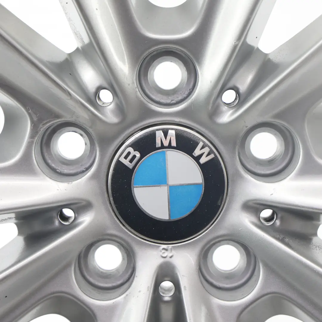 BMW F10 F11 F12 Silberne Leicht Metall Felge 17" V-Speiche 236 8J ET:30 - SKU 6780720-3 - Teilenummer 6780720