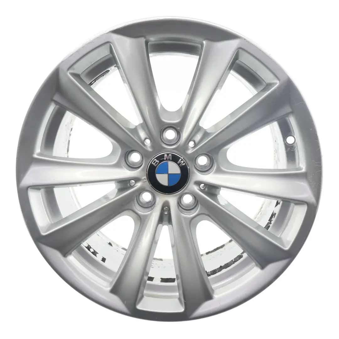 Alloy Wheel Rim 17" V Spoke 236 8J ET:30 to BMW F10 F11 F12 Silver with Part number 6780720 BMW F10 F11 F12 Silver Alloy Wheel Rim 17" V Spoke 236 8J ET:30 - SKU 6780720-4 - Part number 6780720