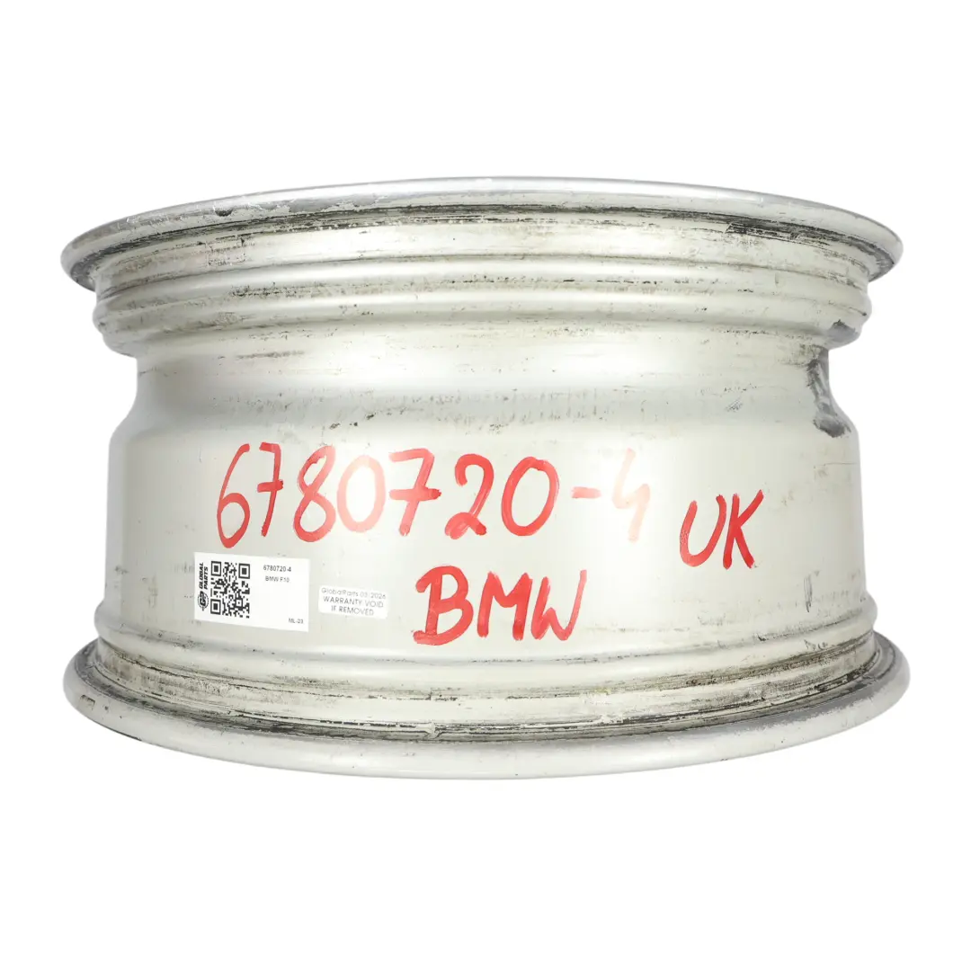 BMW F10 F11 F12 Silver Alloy Wheel Rim 17" V Spoke 236 8J ET:30 - SKU 6780720-4 - Part number 6780720