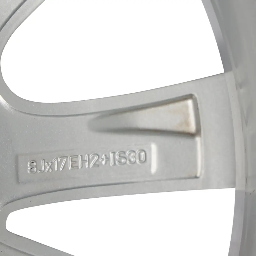 Alloy Wheel Rim 17" V Spoke 236 8J ET:30 to BMW F10 F11 F12 Silver with Part number 6780720 BMW F10 F11 F12 Silver Alloy Wheel Rim 17" V Spoke 236 8J ET:30 - SKU 6780720-4 - Part number 6780720