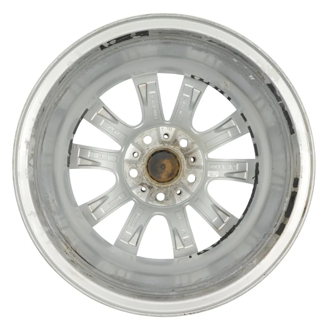BMW F10 F11 F12 Silver Alloy Wheel Rim 17" V Spoke 236 8J ET:30 - SKU 6780720-4 - Part number 6780720