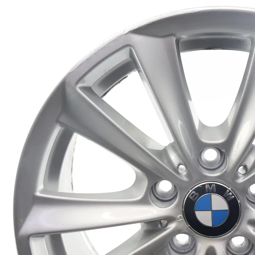 Alloy Wheel Rim 17" V Spoke 236 8J ET:30 to BMW F10 F11 F12 Silver with Part number 6780720 BMW F10 F11 F12 Silver Alloy Wheel Rim 17" V Spoke 236 8J ET:30 - SKU 6780720-4 - Part number 6780720