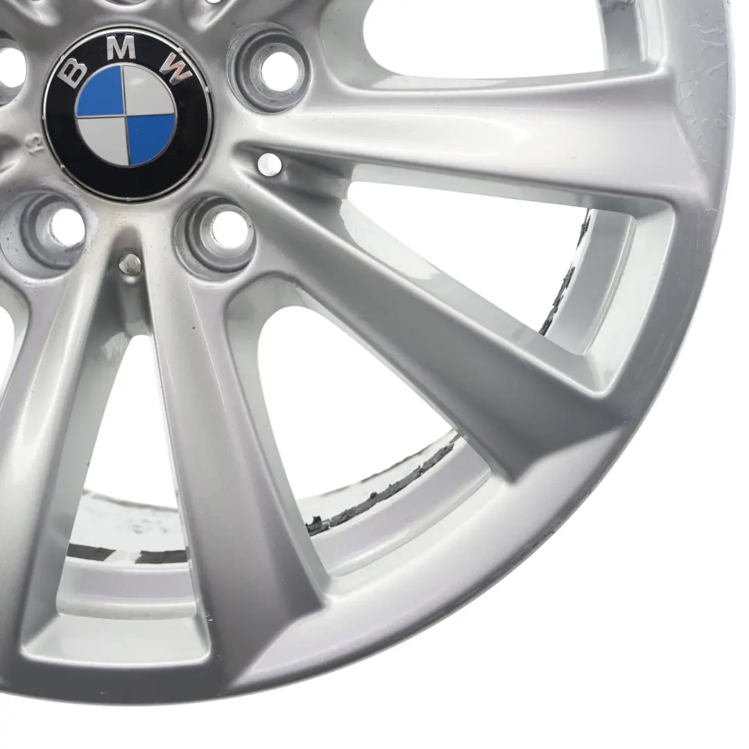 Alloy Wheel Rim 17" V Spoke 236 8J ET:30 to BMW F10 F11 F12 Silver with Part number 6780720 BMW F10 F11 F12 Silver Alloy Wheel Rim 17" V Spoke 236 8J ET:30 - SKU 6780720-4 - Part number 6780720