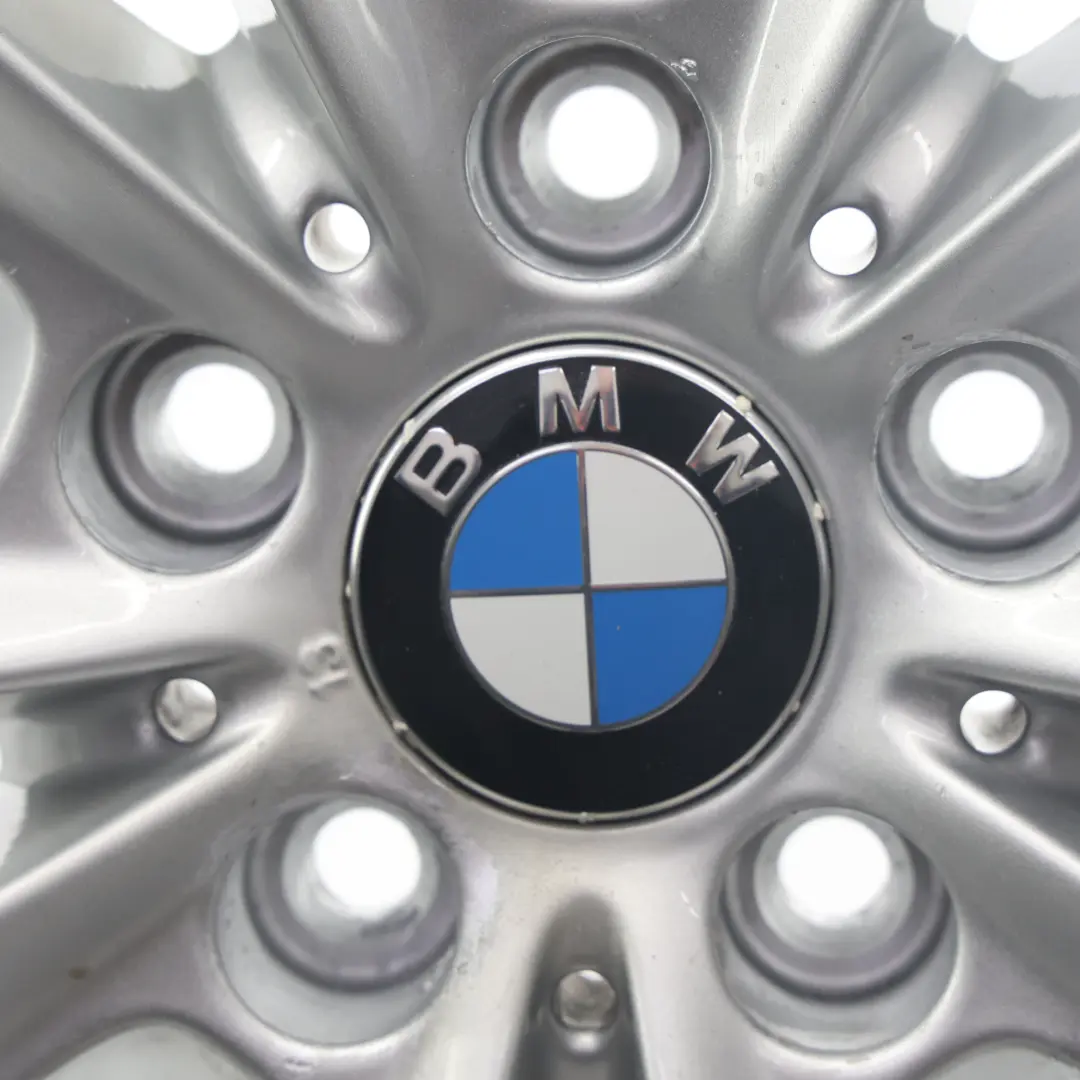 BMW F10 F11 F12 Silver Alloy Wheel Rim 17" V Spoke 236 8J ET:30 - SKU 6780720-4 - Part number 6780720