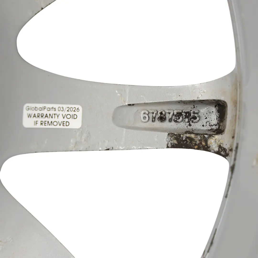  Jante BMW X3 F25 X4 F26 Alliage Argent 17" V Spoke 304 7,5J ET:32 - SKU 6787575-2 - Numéro de pièce 6787575