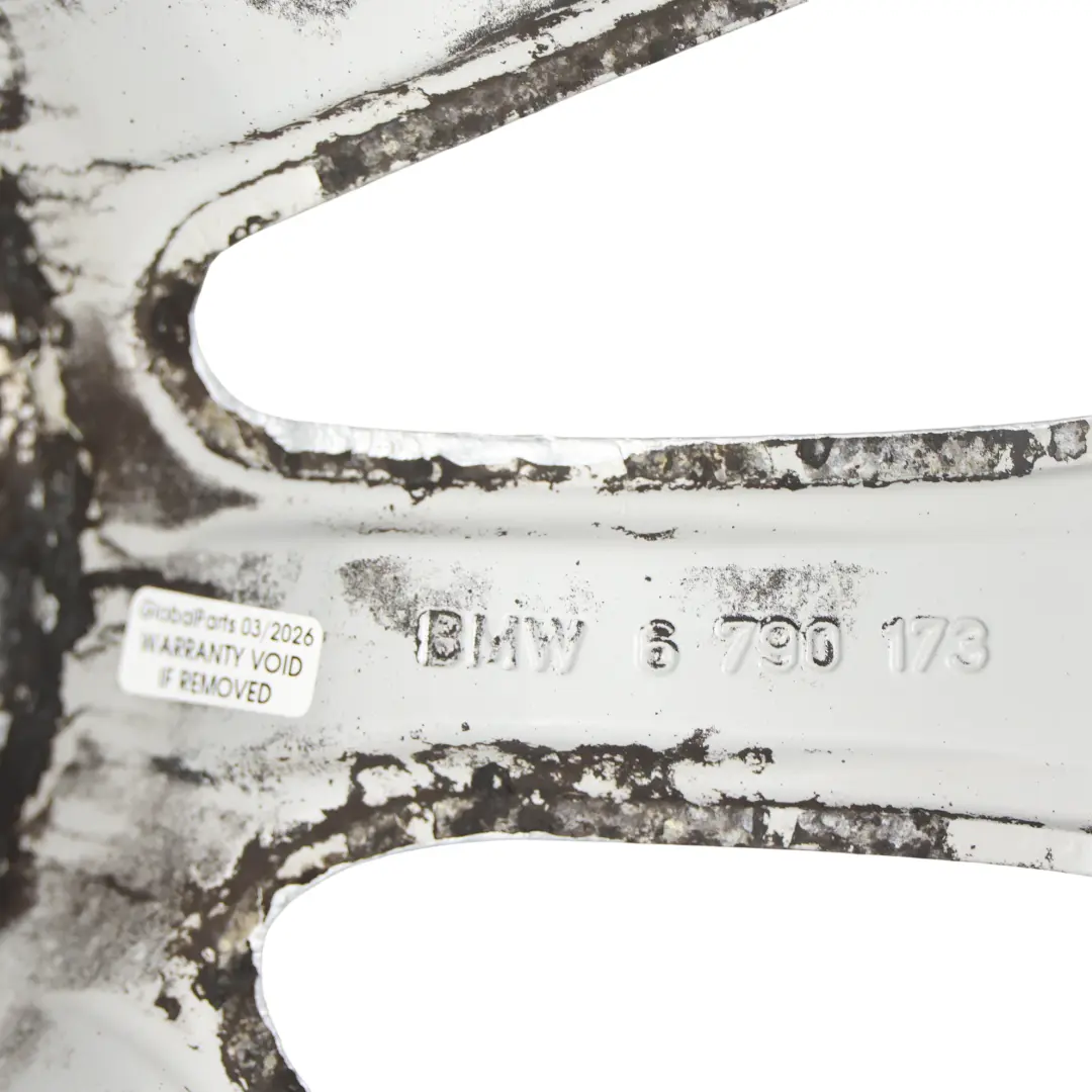 BMW F06 F10 F11 Silver Light Alloy Wheel Rim 18" V Spoke 328 8J ET:30 - SKU 6790173-2 - Part number 6790173