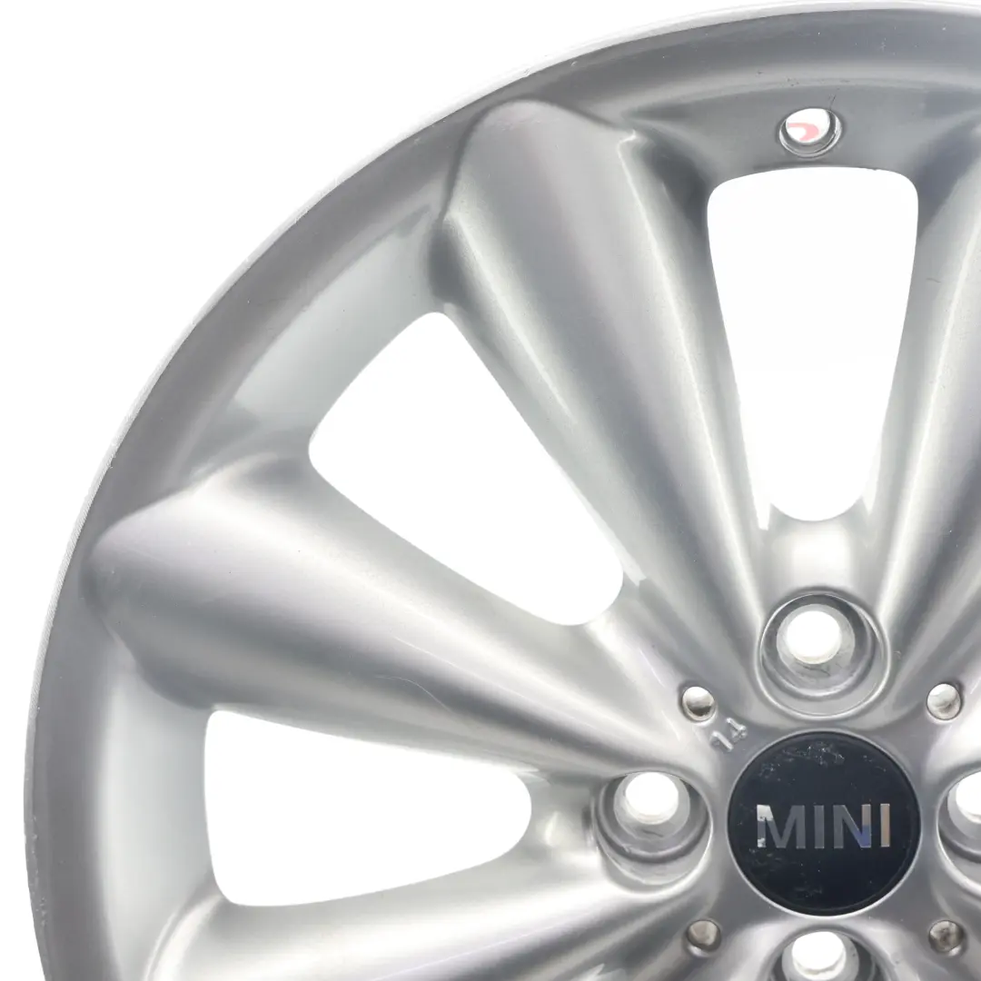 Alloy Rim 17" 7J ET:48 Conical Spoke 121 to Mini Cooper R55 R56 R57 Silver Wheel with Part number 6791945 Mini Cooper R55 R56 R57 Silver Wheel Alloy Rim 17" 7J ET:48 Conical Spoke 121 - SKU 6791945-1 - Part number 6791945