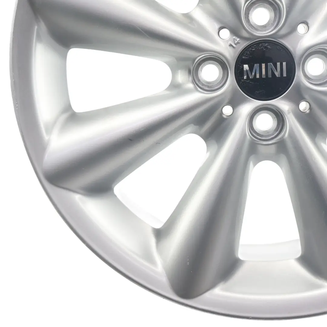 Llanta De aleacion De plata 17" 7J ET:48 Radio conico 121 para Mini R55 R56 R57 con número de pieza 6791945 Mini R55 R56 R57 Llanta De aleacion De plata 17" 7J ET:48 Radio conico 121 - SKU 6791945-1 - Número de pieza 6791945