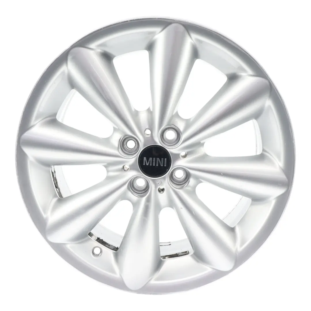 Silber Alufelge Alu Felge 17" 7J ET:48 Conical Spoke 121 für Mini Cooper R55 R56 mit Teilenummer 6791945 Mini Cooper R55 R56 Silber Alufelge Alu Felge 17" 7J ET:48 Conical Spoke 121 - SKU 6791945-2 - Teilenummer 6791945