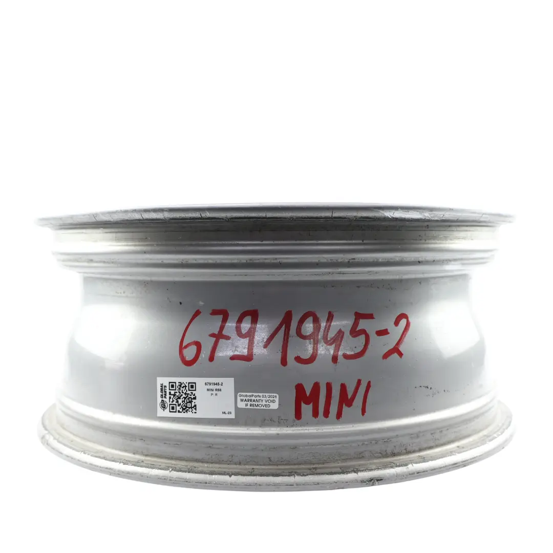 Mini Cooper R55 R56 Silber Alufelge Alu Felge 17" 7J ET:48 Conical Spoke 121 - SKU 6791945-2 - Teilenummer 6791945