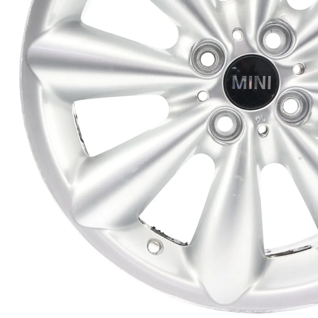 Mini Cooper R55 R56 Silber Alufelge Alu Felge 17" 7J ET:48 Conical Spoke 121 - SKU 6791945-2 - Teilenummer 6791945