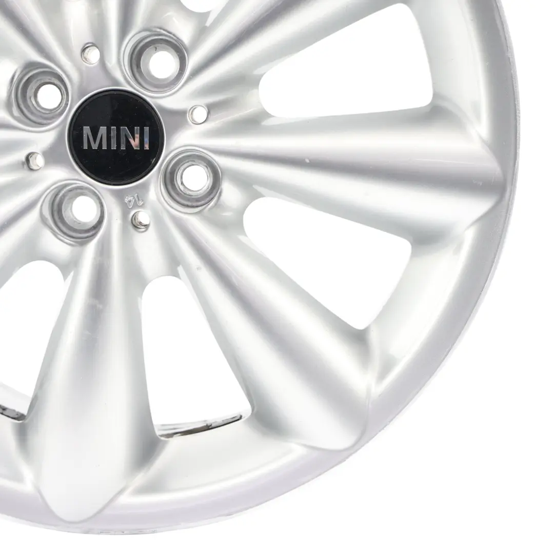 Mini Cooper R55 R56 R57 Argento Cerchio in lega 17" 7J ET:48 Raggi conici 121 - SKU 6791945-2 - Numero di parte 6791945