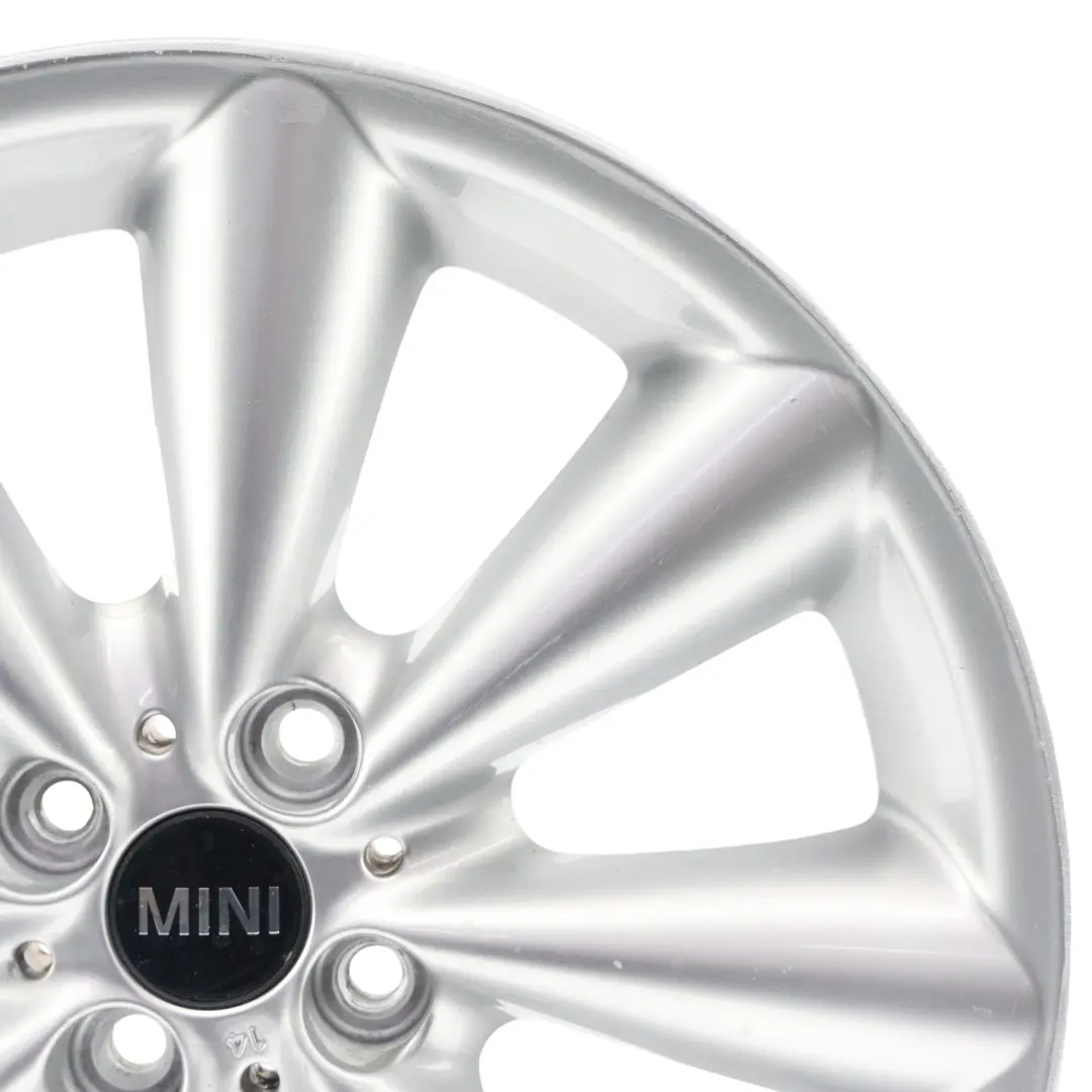Mini Cooper R55 R56 Silber Alufelge Alu Felge 17" 7J ET:48 Conical Spoke 121 - SKU 6791945-2 - Teilenummer 6791945