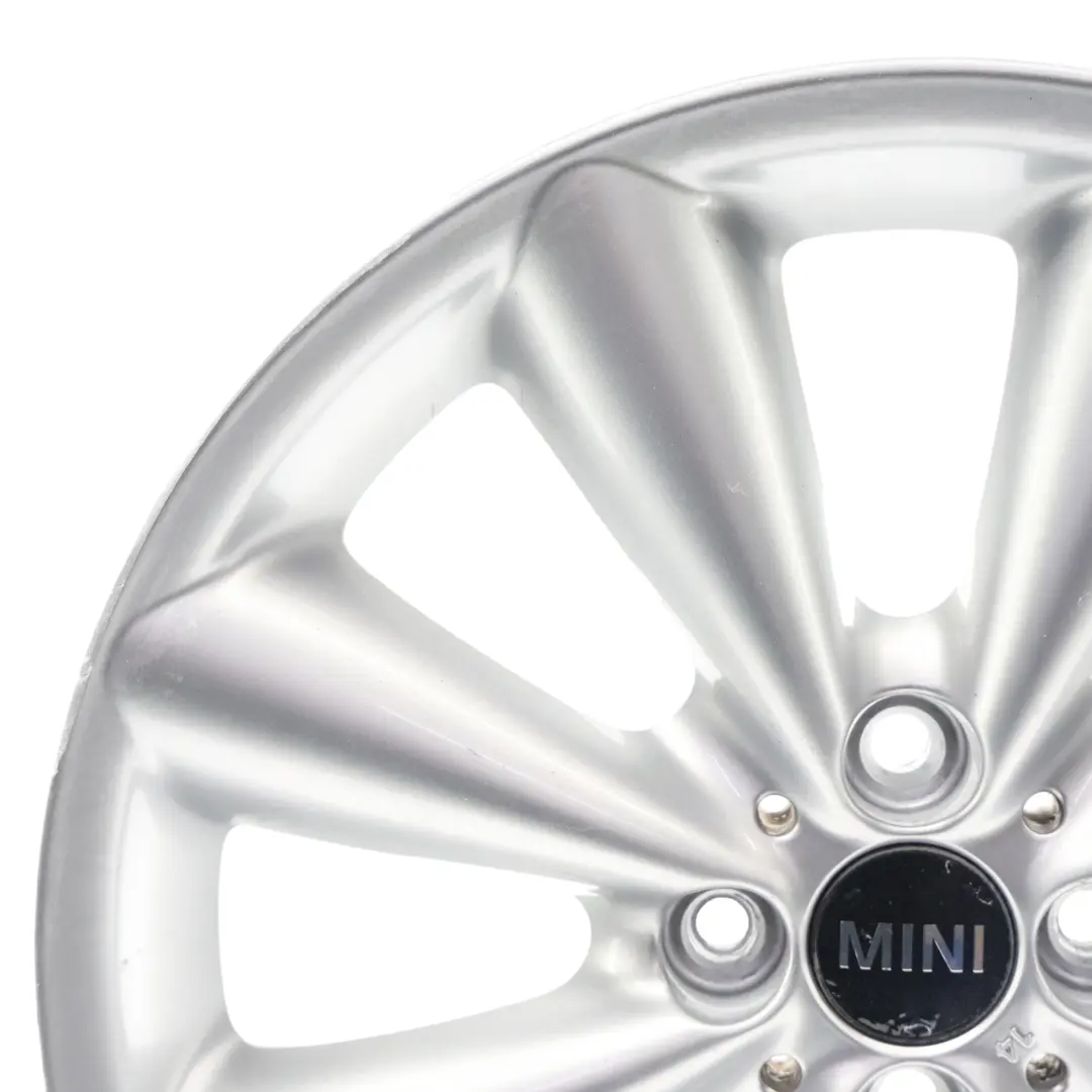 Alloy Rim 17" 7J ET:48 Conical Spoke 121 to Mini Cooper R55 R56 R57 Silver Wheel with Part number 6791945 Mini Cooper R55 R56 R57 Silver Wheel Alloy Rim 17" 7J ET:48 Conical Spoke 121 - SKU 6791945-3 - Part number 6791945
