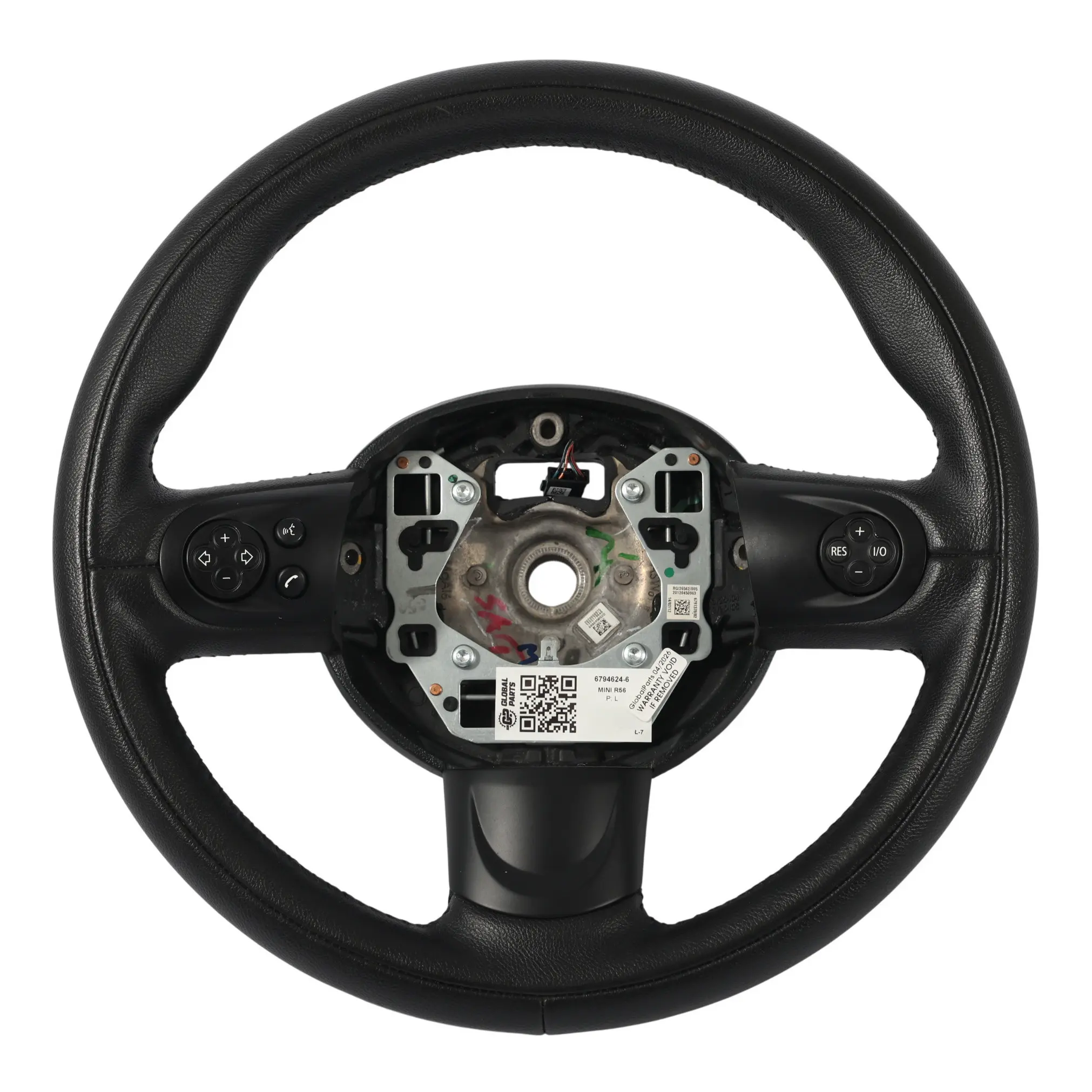 Mini Cooper R55 R56 LCI R60 Volante Negro Cuero Deportivo Multifunción